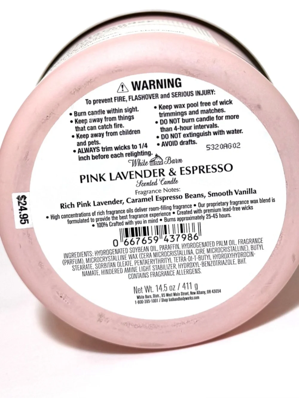 Bath & Body Works imperfect pink